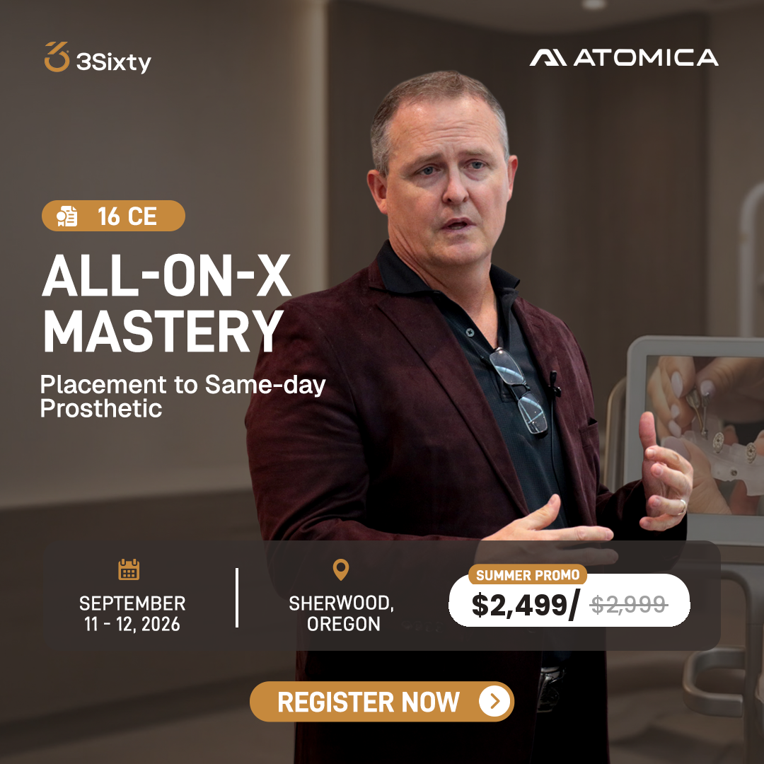 All-on-X Mastery: Placement to Same-day Prosthetic - Dental Assistant Fees